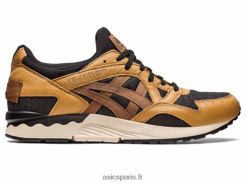 Hommes Asics gel-lyte v patchwork moderne BXL8B2235 caravane/noir