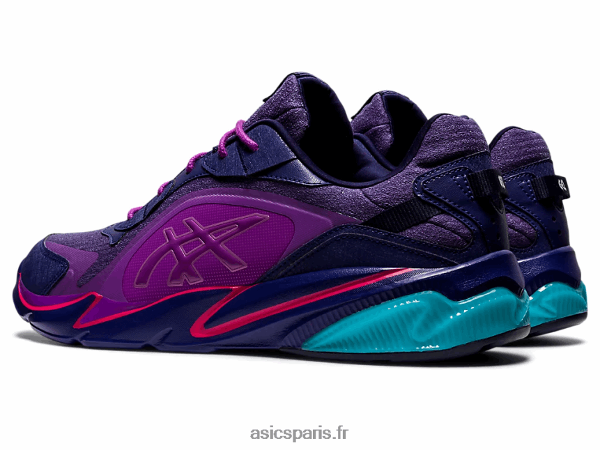 Hommes Asics gel miqrum BXL8B21652 bleu indigo/bleu violet