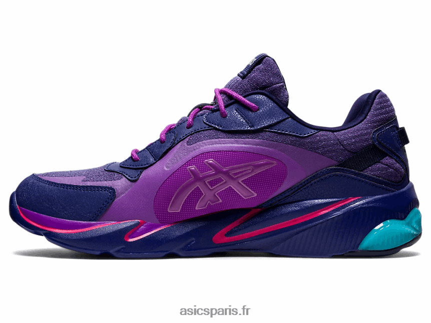 Hommes Asics gel miqrum BXL8B21652 bleu indigo/bleu violet