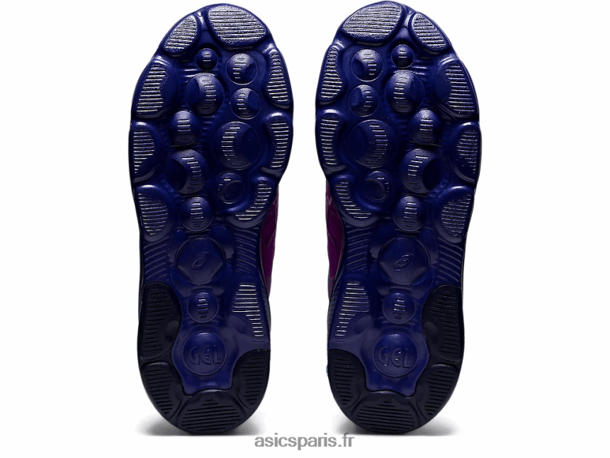 Hommes Asics gel miqrum BXL8B21652 bleu indigo/bleu violet