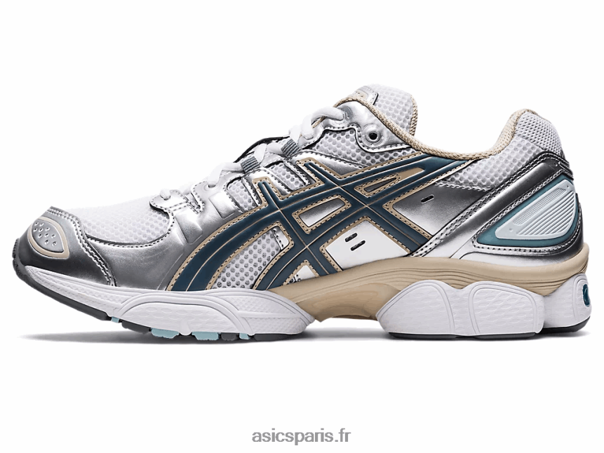Hommes Asics gel-nimbus 9 BXL8B21000 blanc/gris acier