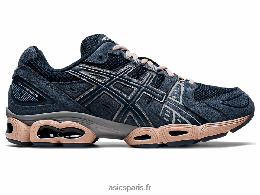 Hommes Asics gel-nimbus 9 BXL8B21097 bleu français/tarmac