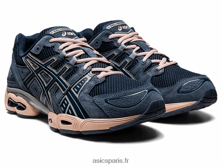 Hommes Asics gel-nimbus 9 BXL8B21097 bleu français/tarmac