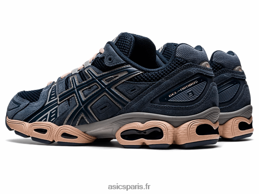 Hommes Asics gel-nimbus 9 BXL8B21097 bleu français/tarmac