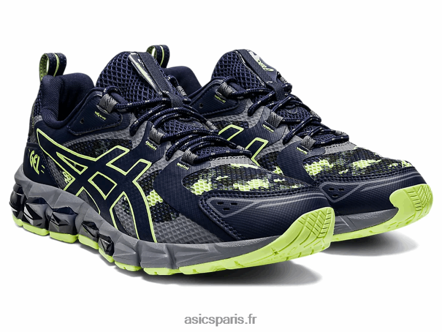 Hommes Asics gel quantique 180 BXL8B21260 minuit/vert citron