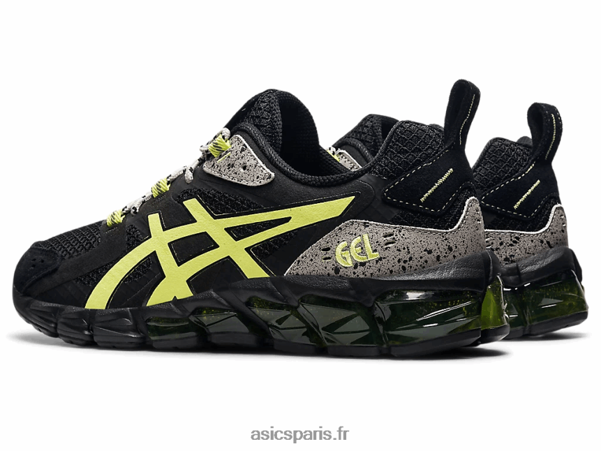 Hommes Asics gel quantique 180 BXL8B21544 noir/jaune brillant