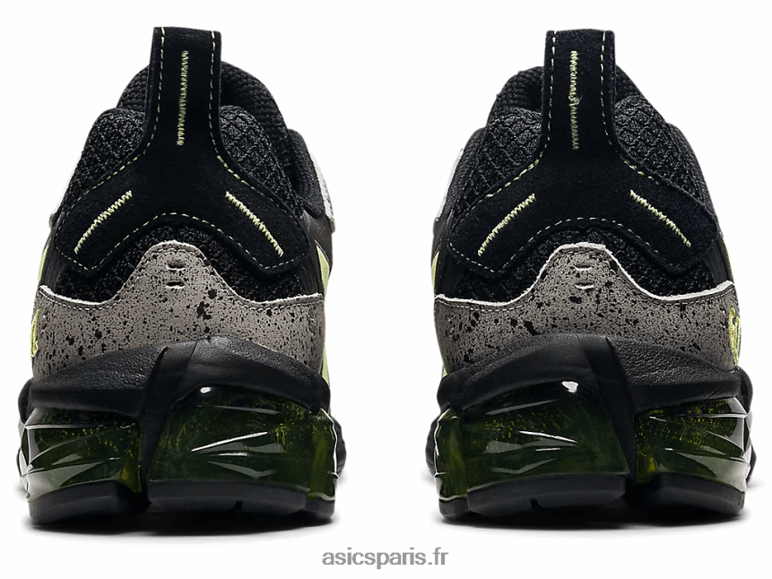 Hommes Asics gel quantique 180 BXL8B21544 noir/jaune brillant