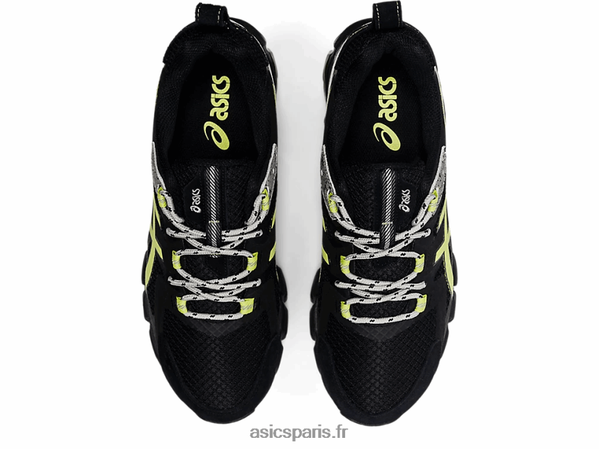 Hommes Asics gel quantique 180 BXL8B21544 noir/jaune brillant
