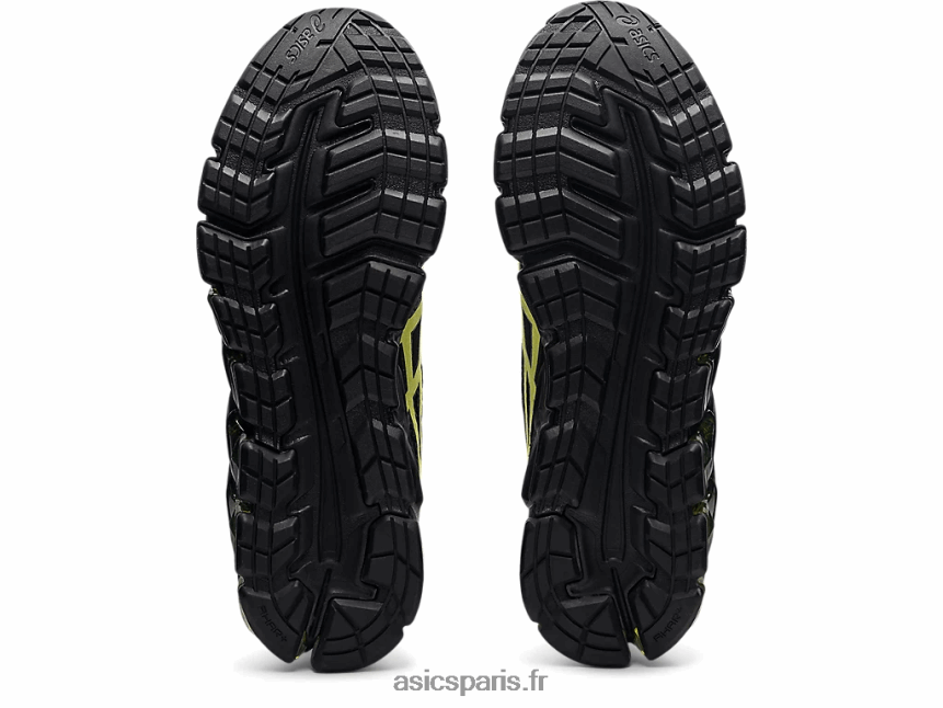 Hommes Asics gel quantique 180 BXL8B21544 noir/jaune brillant