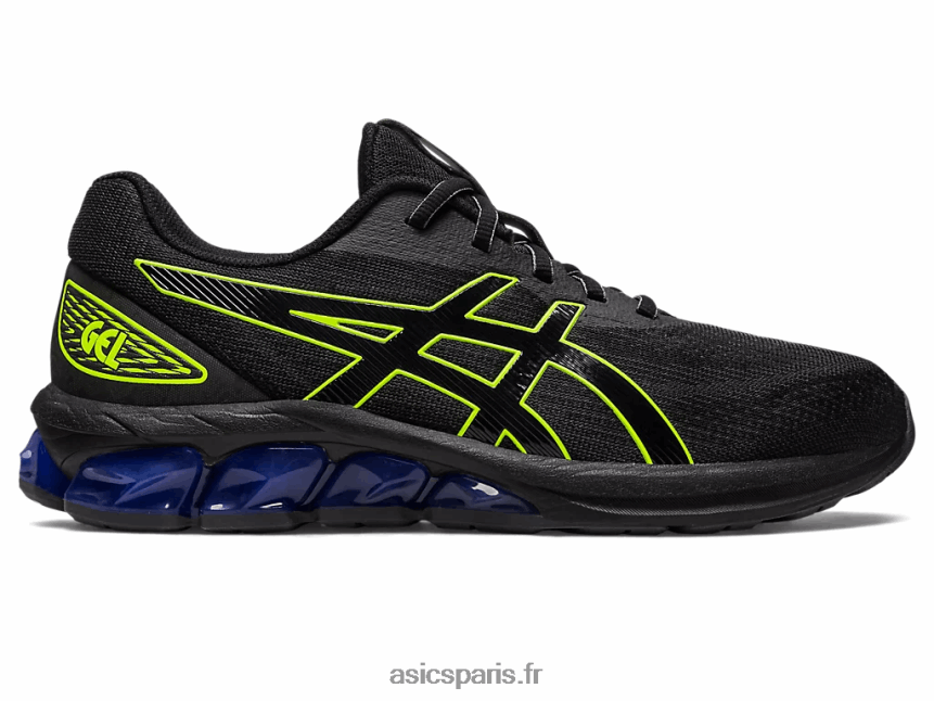 Hommes Asics gel quantique 180 vii BXL8B2224 noir/jaune de sécurité