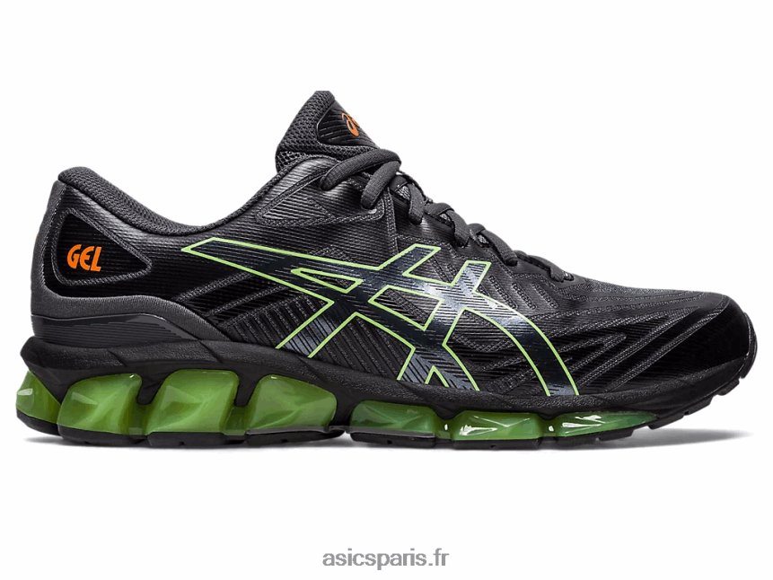 Hommes Asics gel quantique 360 ​​vii BXL8B2133 gris foncé/vert citron