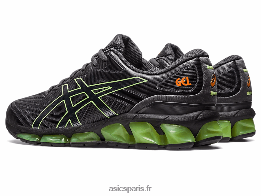 Hommes Asics gel quantique 360 ​​vii BXL8B2133 gris foncé/vert citron