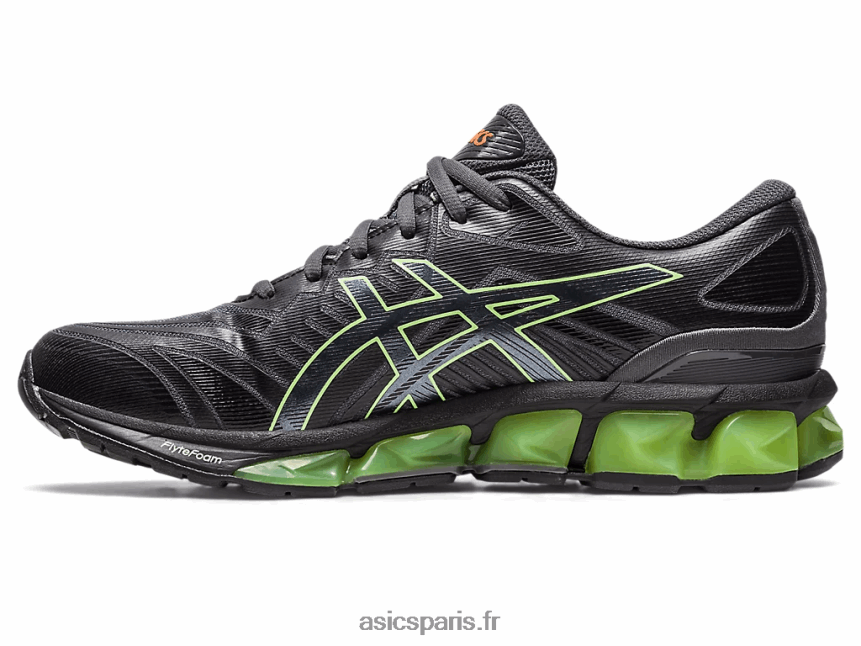 Hommes Asics gel quantique 360 ​​vii BXL8B2133 gris foncé/vert citron