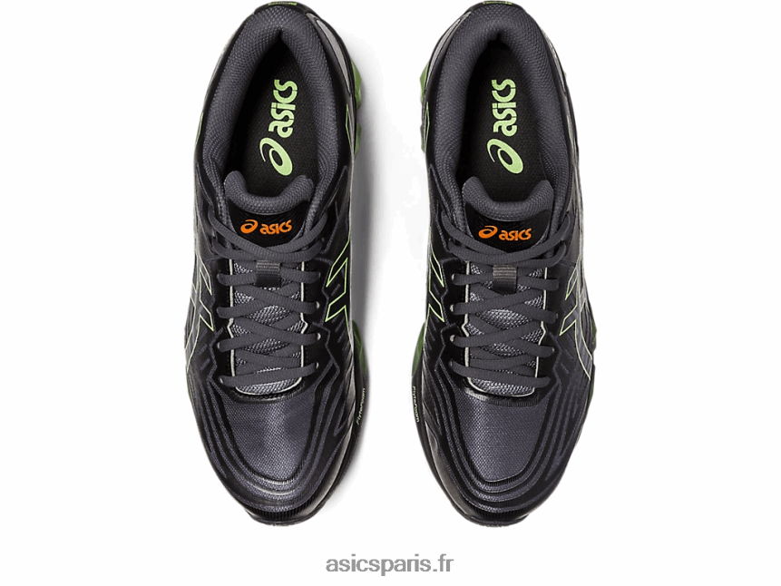 Hommes Asics gel quantique 360 ​​vii BXL8B2133 gris foncé/vert citron