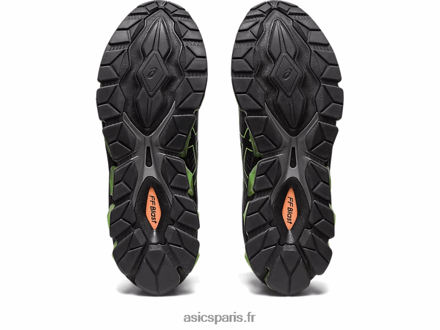 Hommes Asics gel quantique 360 ​​vii BXL8B2133 gris foncé/vert citron