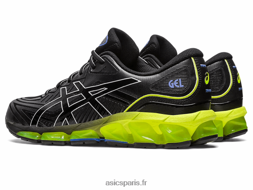 Hommes Asics gel quantique 360 ​​vii BXL8B2242 noir/jaune de sécurité