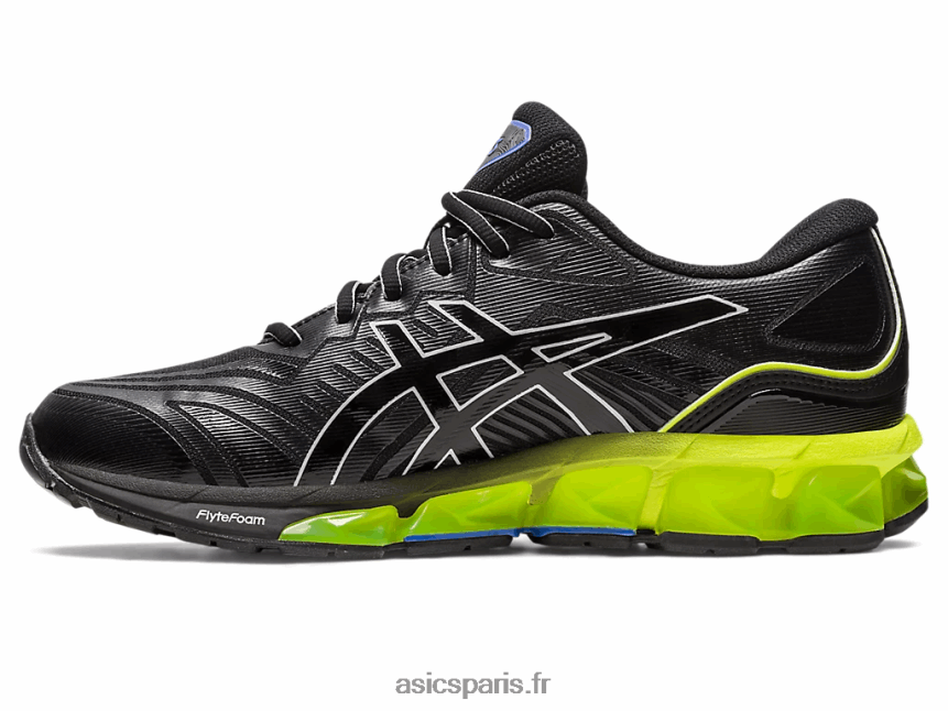 Hommes Asics gel quantique 360 ​​vii BXL8B2242 noir/jaune de sécurité