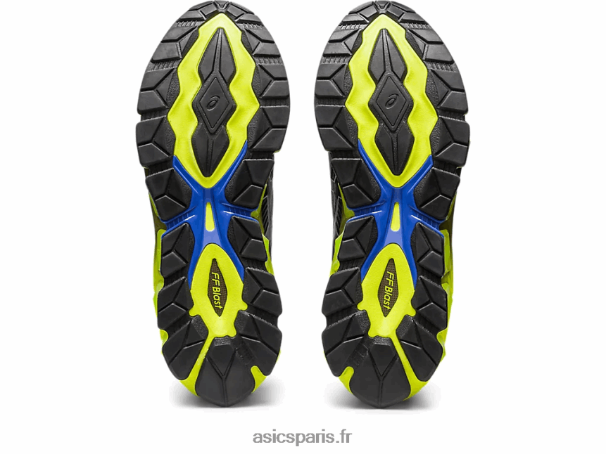 Hommes Asics gel quantique 360 ​​vii BXL8B2242 noir/jaune de sécurité