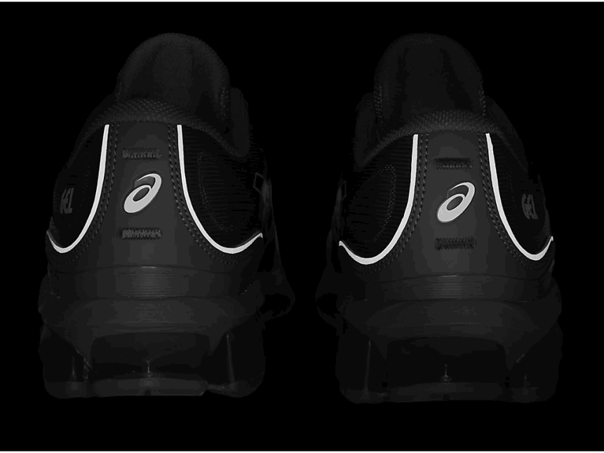 Hommes Asics gel quantique 360 ​​vii BXL8B2242 noir/jaune de sécurité