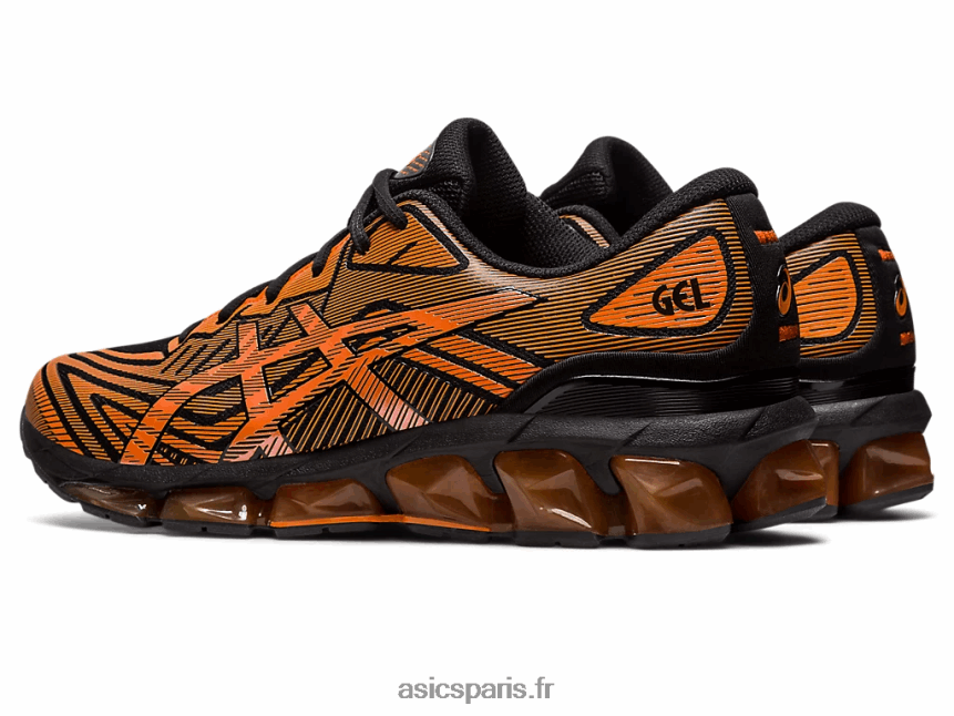 Hommes Asics gel quantique 360 ​​vii BXL8B2615 noir/habanero