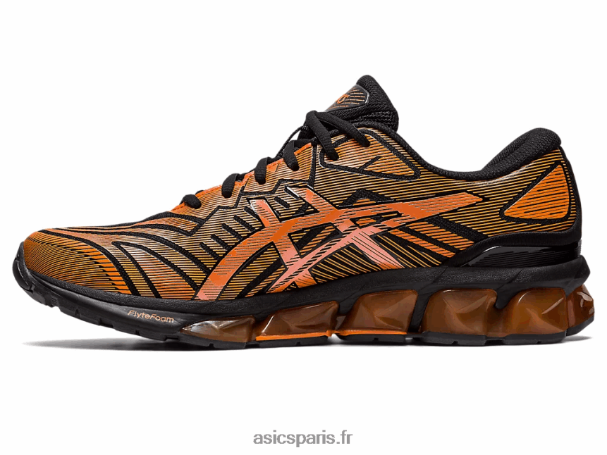 Hommes Asics gel quantique 360 ​​vii BXL8B2615 noir/habanero
