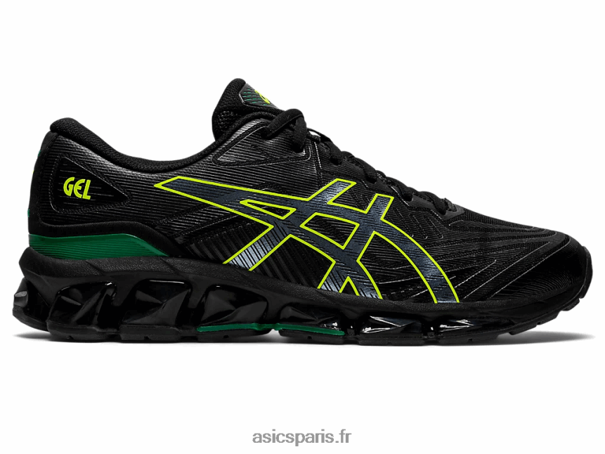 Hommes Asics gel quantique 360 ​​vii BXL8B2965 noir/jaune de sécurité