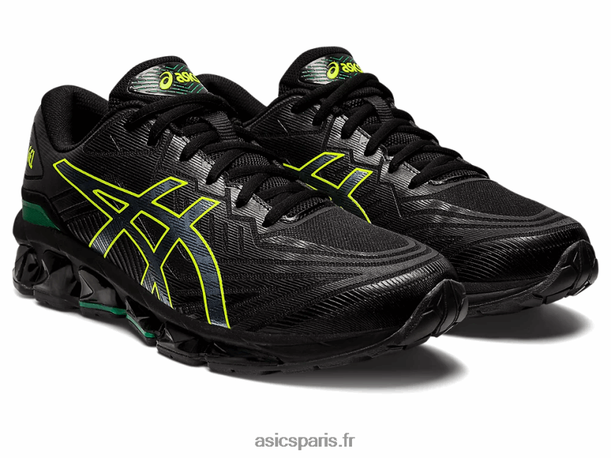 Hommes Asics gel quantique 360 ​​vii BXL8B2965 noir/jaune de sécurité