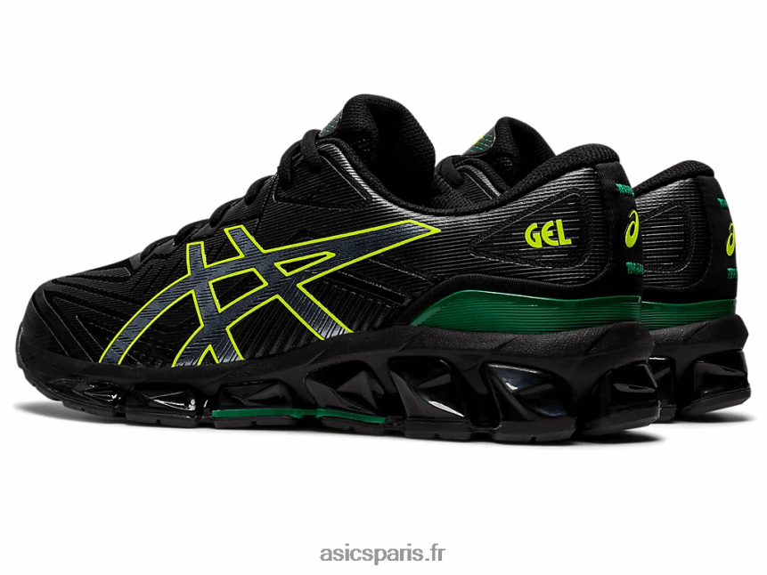 Hommes Asics gel quantique 360 ​​vii BXL8B2965 noir/jaune de sécurité