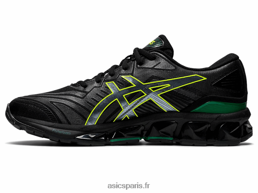 Hommes Asics gel quantique 360 ​​vii BXL8B2965 noir/jaune de sécurité