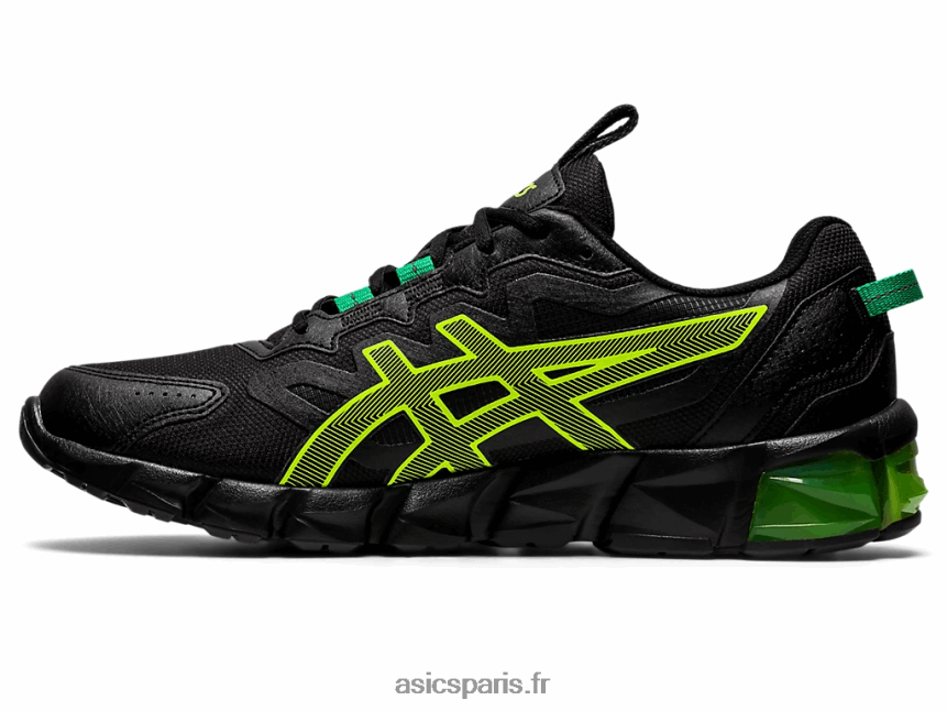 Hommes Asics gel quantique 90 3 BXL8B2914 noir/jaune de sécurité