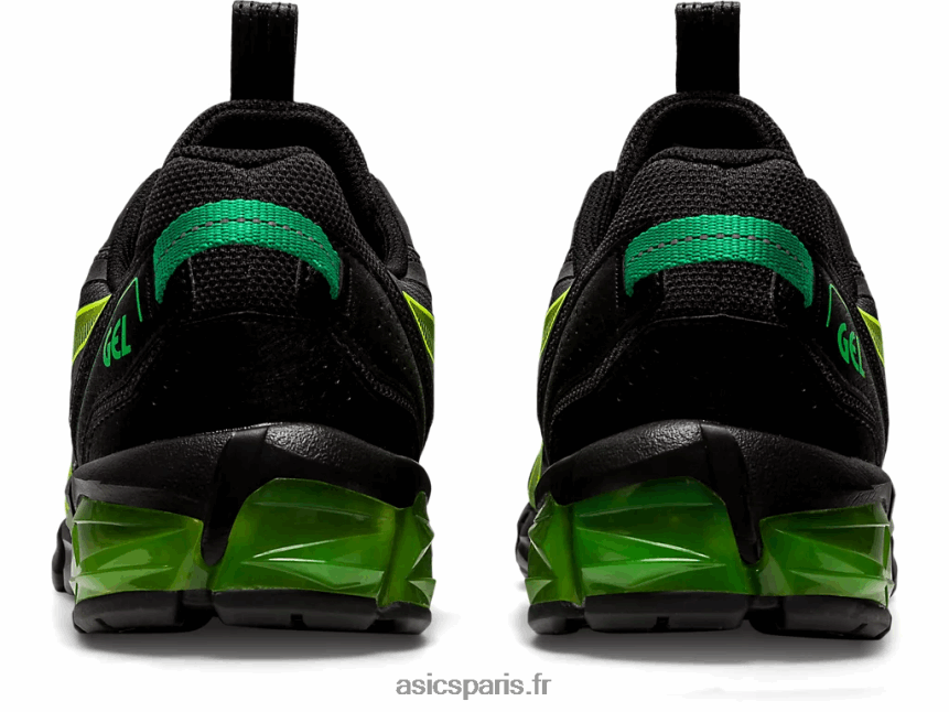 Hommes Asics gel quantique 90 3 BXL8B2914 noir/jaune de sécurité