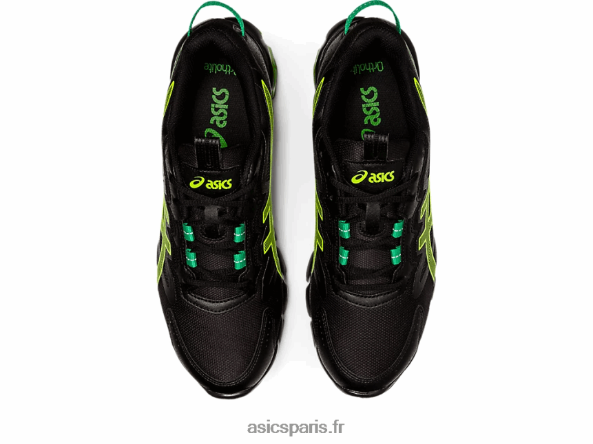 Hommes Asics gel quantique 90 3 BXL8B2914 noir/jaune de sécurité