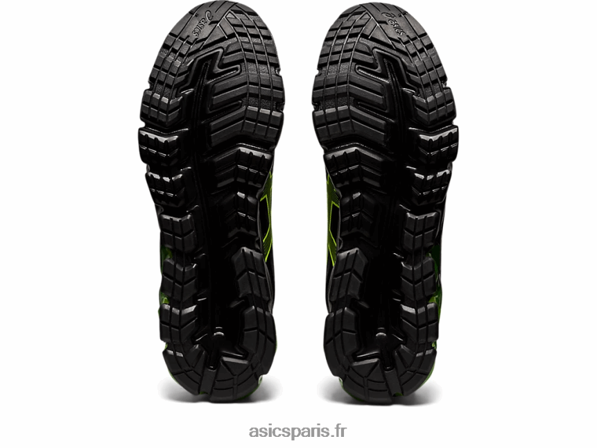 Hommes Asics gel quantique 90 3 BXL8B2914 noir/jaune de sécurité