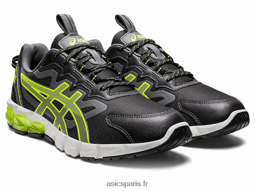 Hommes Asics gel quantique 90 BXL8B21378 gris graphite/jaune de sécurité