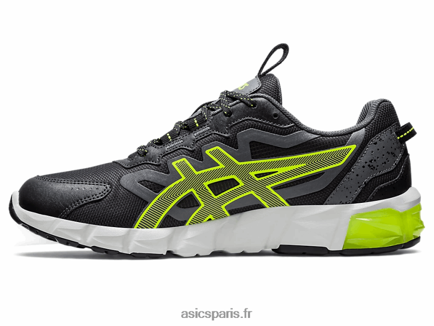 Hommes Asics gel quantique 90 BXL8B21378 gris graphite/jaune de sécurité