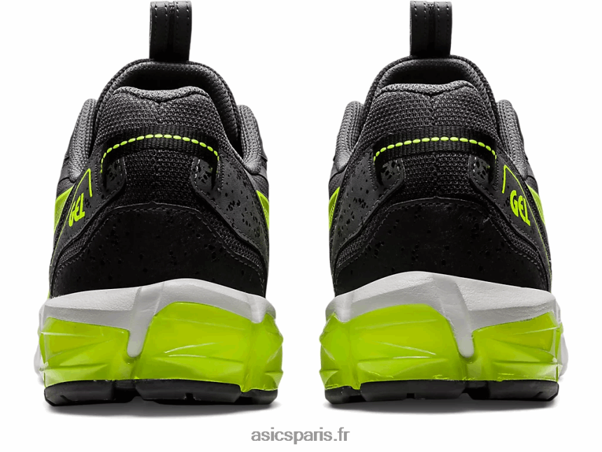 Hommes Asics gel quantique 90 BXL8B21378 gris graphite/jaune de sécurité