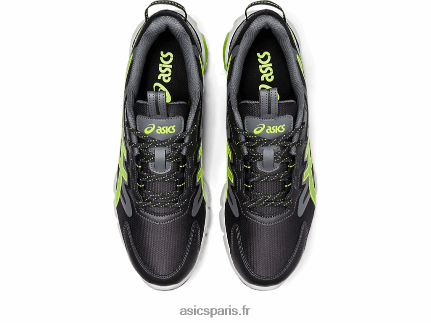Hommes Asics gel quantique 90 BXL8B21378 gris graphite/jaune de sécurité