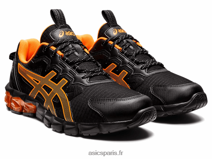 Hommes Asics gel quantique 90 BXL8B21603 noir/orange vif