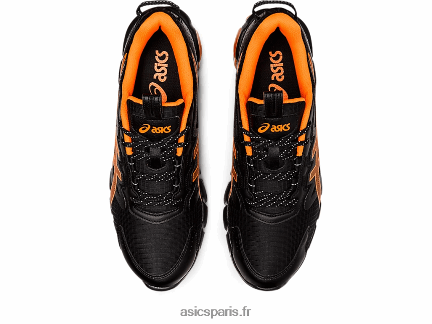 Hommes Asics gel quantique 90 BXL8B21603 noir/orange vif