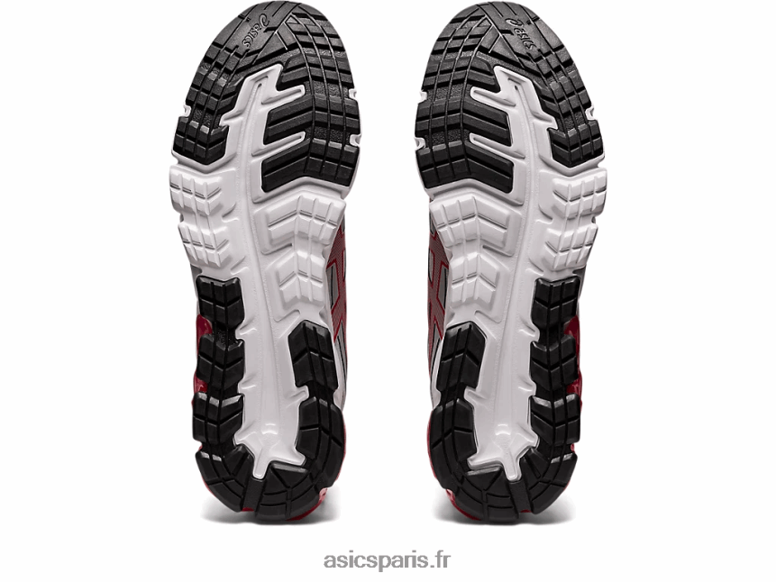 Hommes Asics gel quantique 90 BXL8B2672 gris glacier/rouge classique