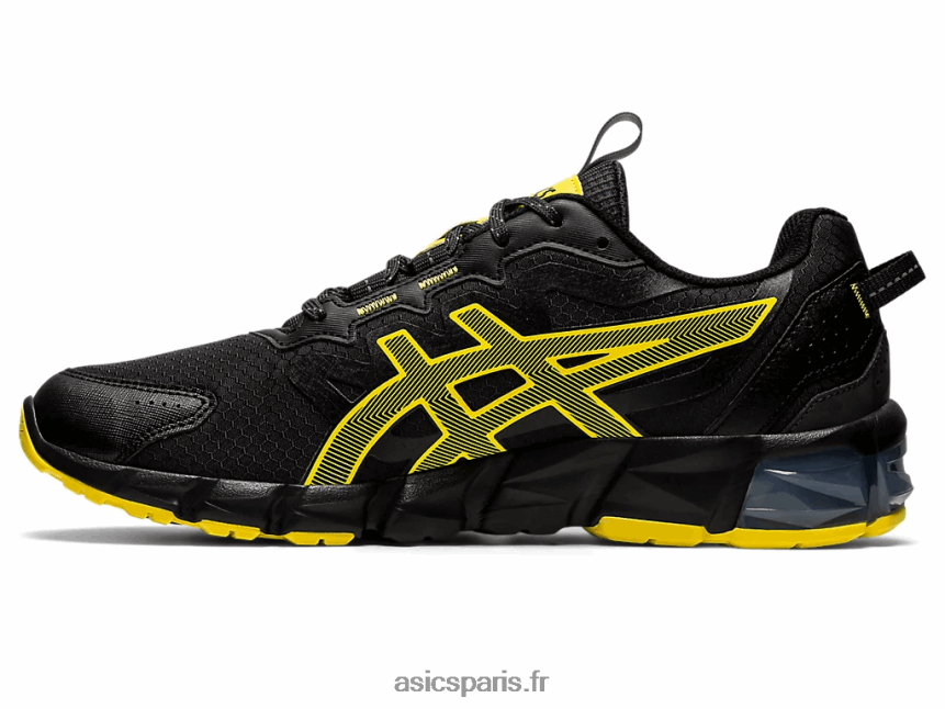 Hommes Asics gel quantique 90 BXL8B2785 noir/jaune vif