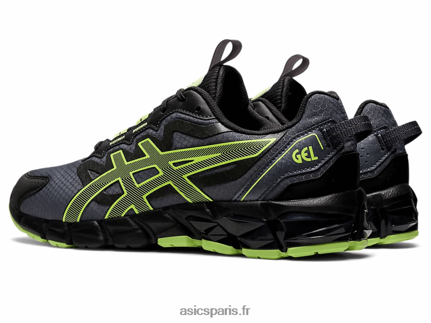 Hommes Asics gel quantique 90 BXL8B2801 métropole/vert citron