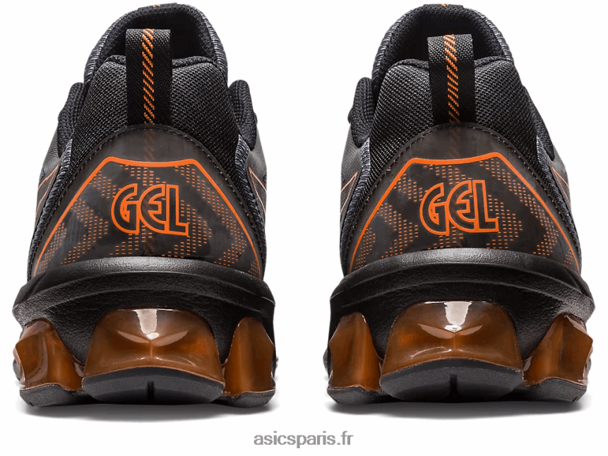 Hommes Asics gel-quantique 90 iv BXL8B2128 gris acier/habanero