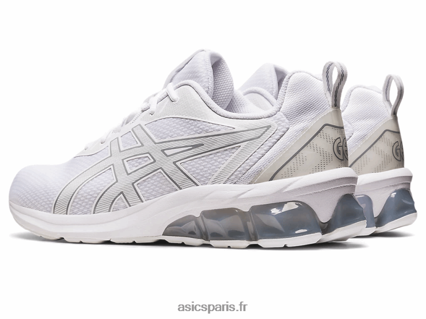 Hommes Asics gel-quantique 90 iv BXL8B279 blanc/plaque de roche