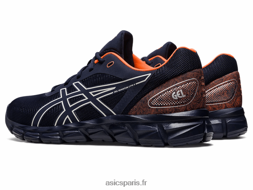 Hommes Asics gel-quantum lyte ii BXL8B2268 minuit/orange vif