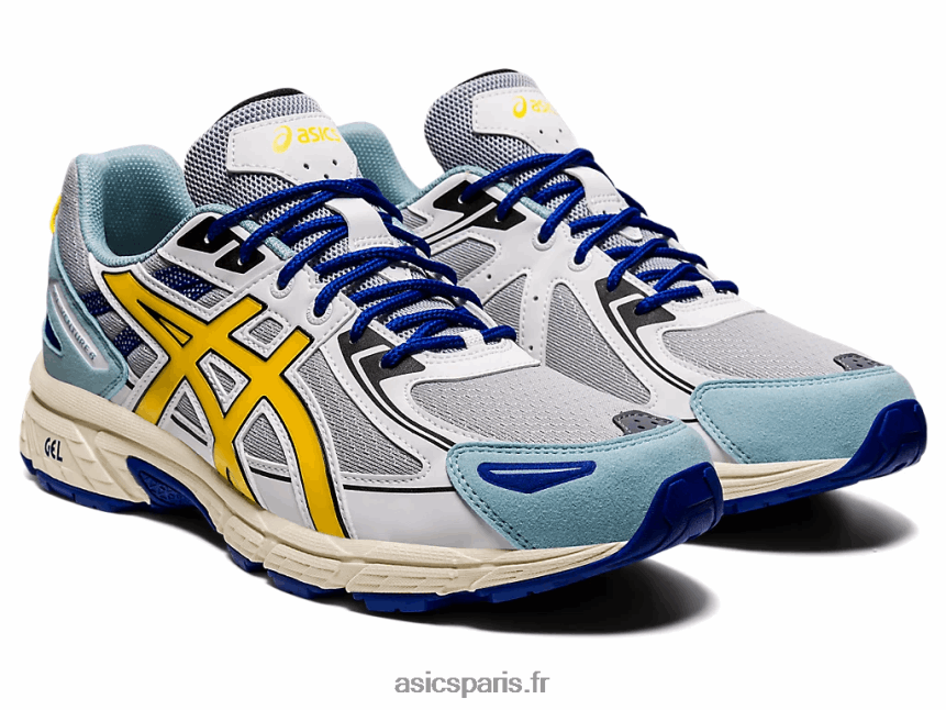 Hommes Asics gel-venture 6 BXL8B21823 gris piémont/jaune vif