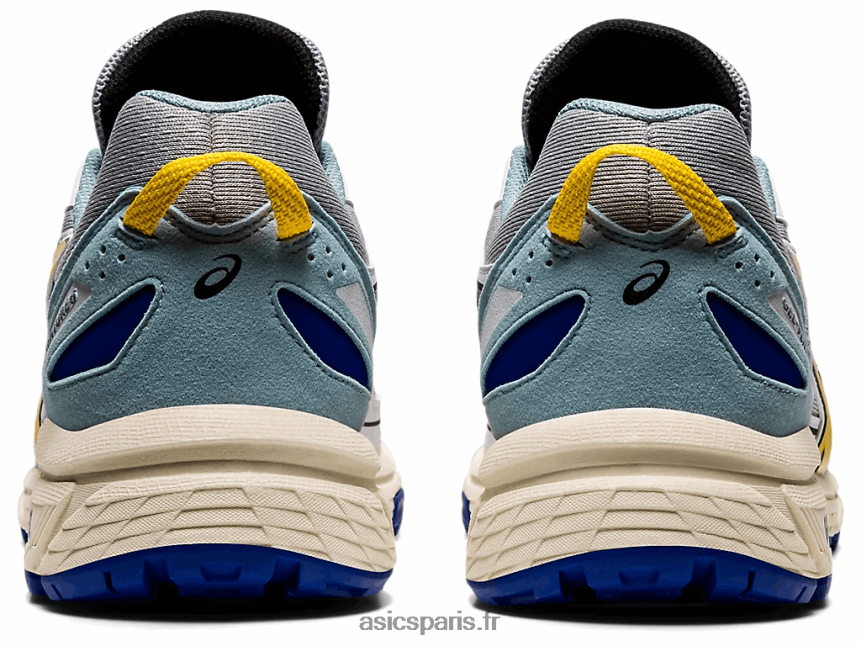 Hommes Asics gel-venture 6 BXL8B21823 gris piémont/jaune vif