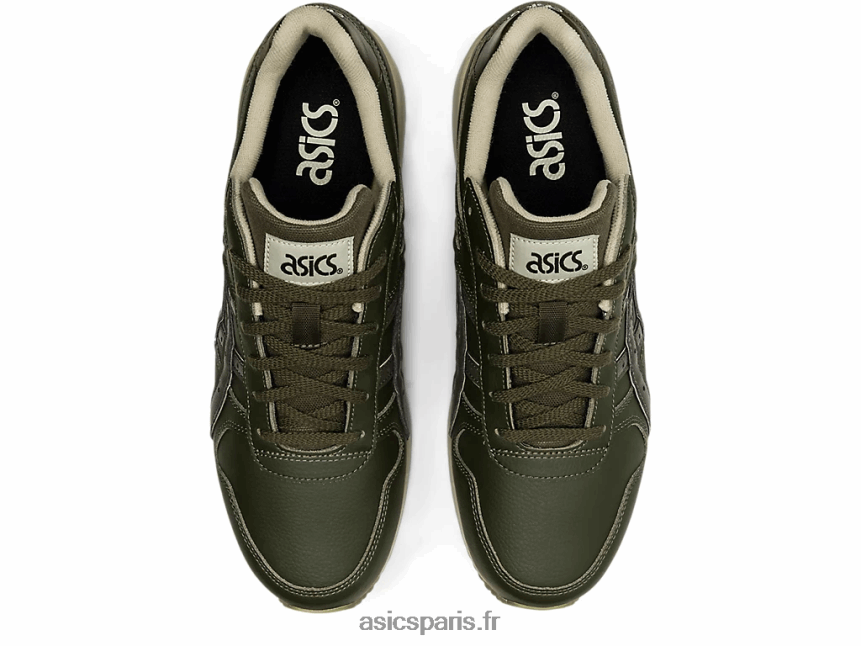 Hommes Asics gt-ii BXL8B21250 toile olive/vert feuille séchée