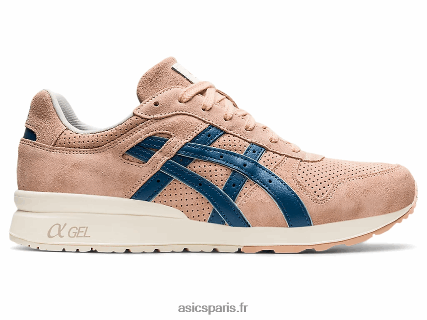 Hommes Asics gt-ii BXL8B21754 abricot pâle/azur