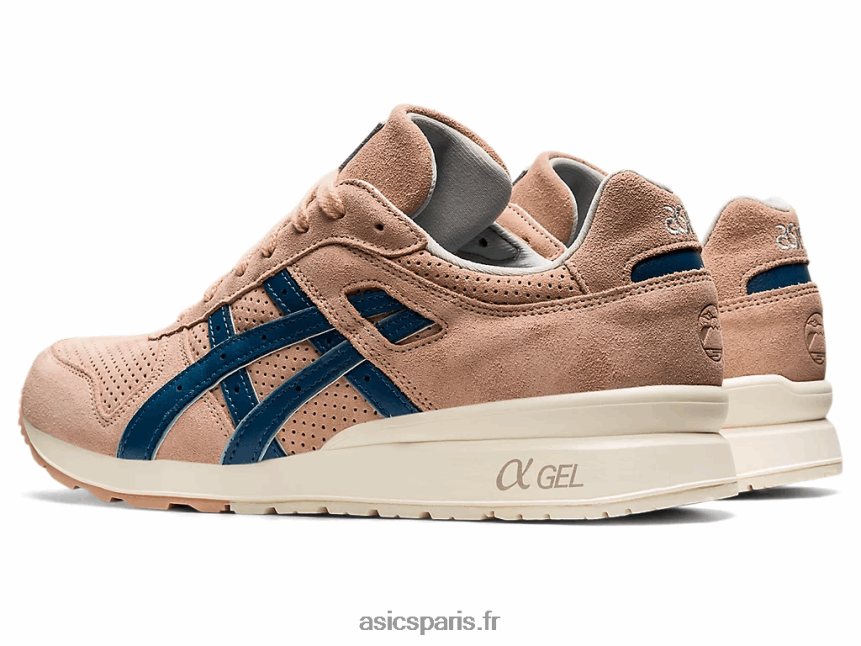 Hommes Asics gt-ii BXL8B21754 abricot pâle/azur